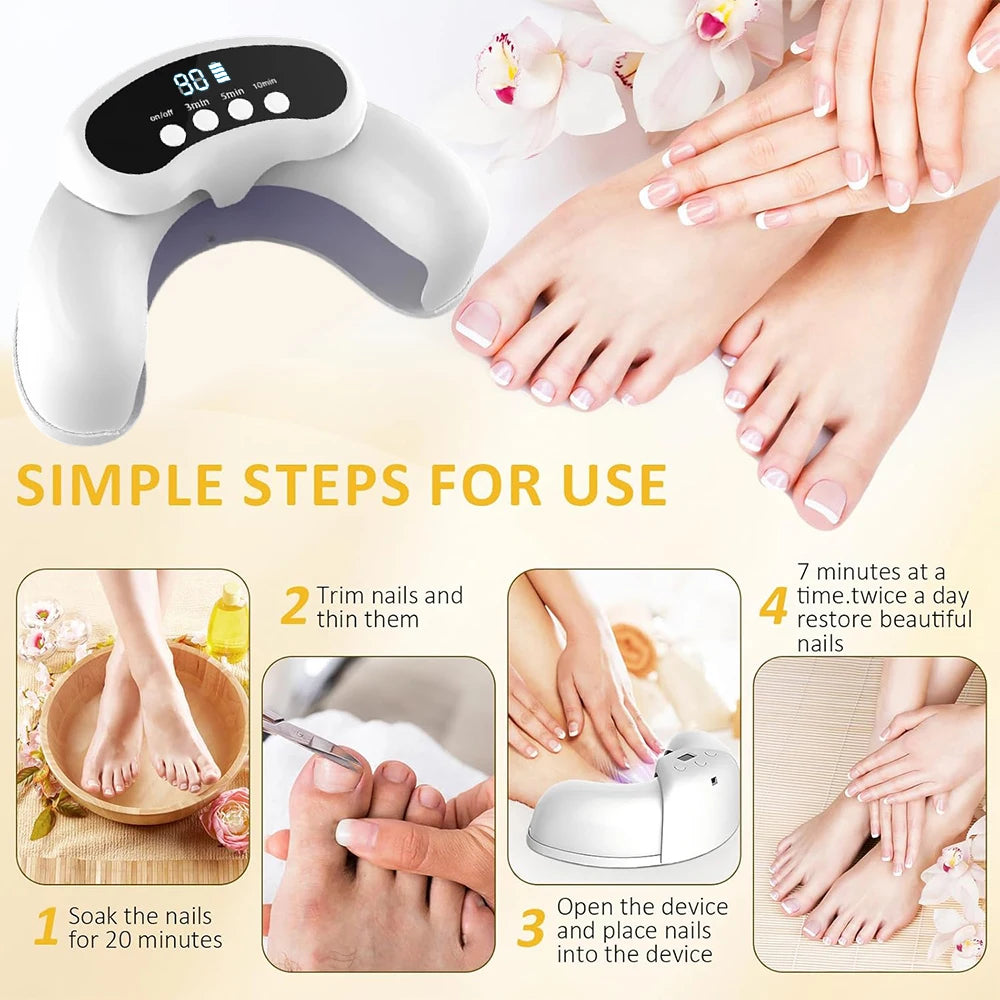 Nail Fungus Cleaning Laser Device For Multiple Toenail Repair