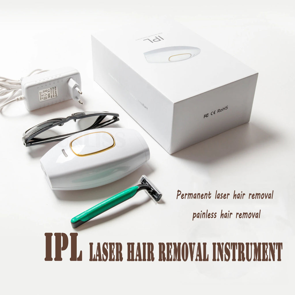 New IPL Hair Removal Laser Epilator For Women 500,000 Flash. Painless Hair Removal