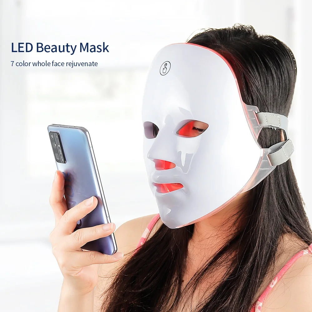 Facial LED Mask 7 Colors LED Face Mask